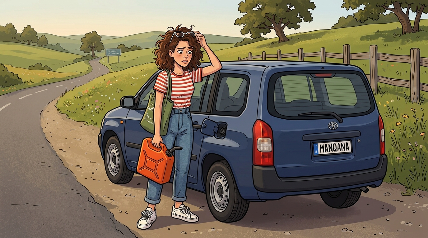 Toyota Succeed. Как слить бензин из бака