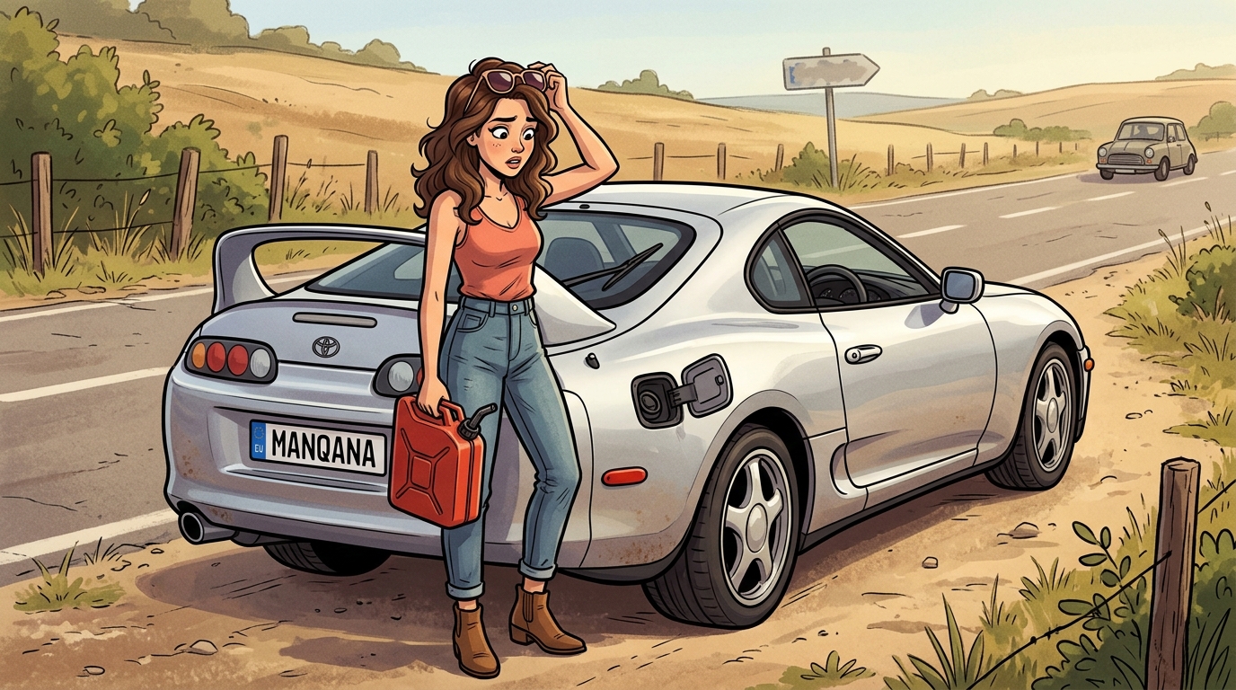 Toyota Supra. Как слить бензин из бака