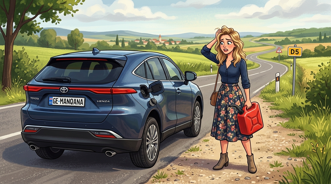 Toyota Venza. Как слить бензин из бака