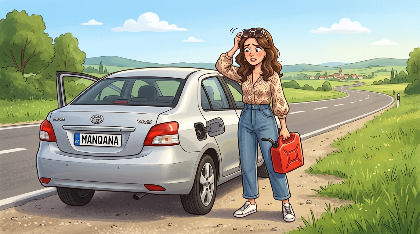 Toyota Vios. Как слить бензин из бака