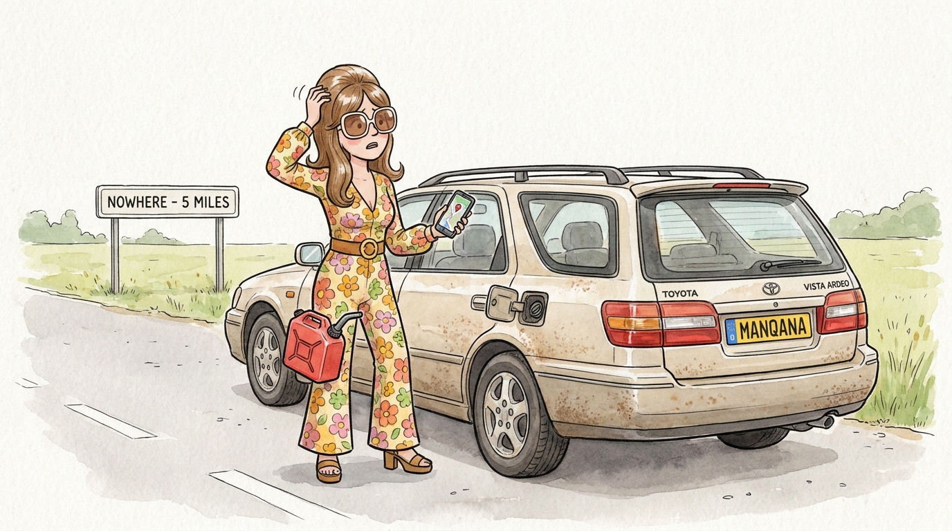 Toyota Vista Ardeo. Как слить бензин из бака
