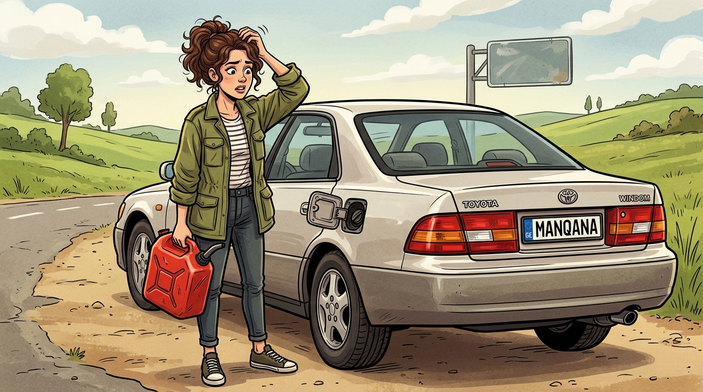 Toyota Windom. Как слить бензин из бака