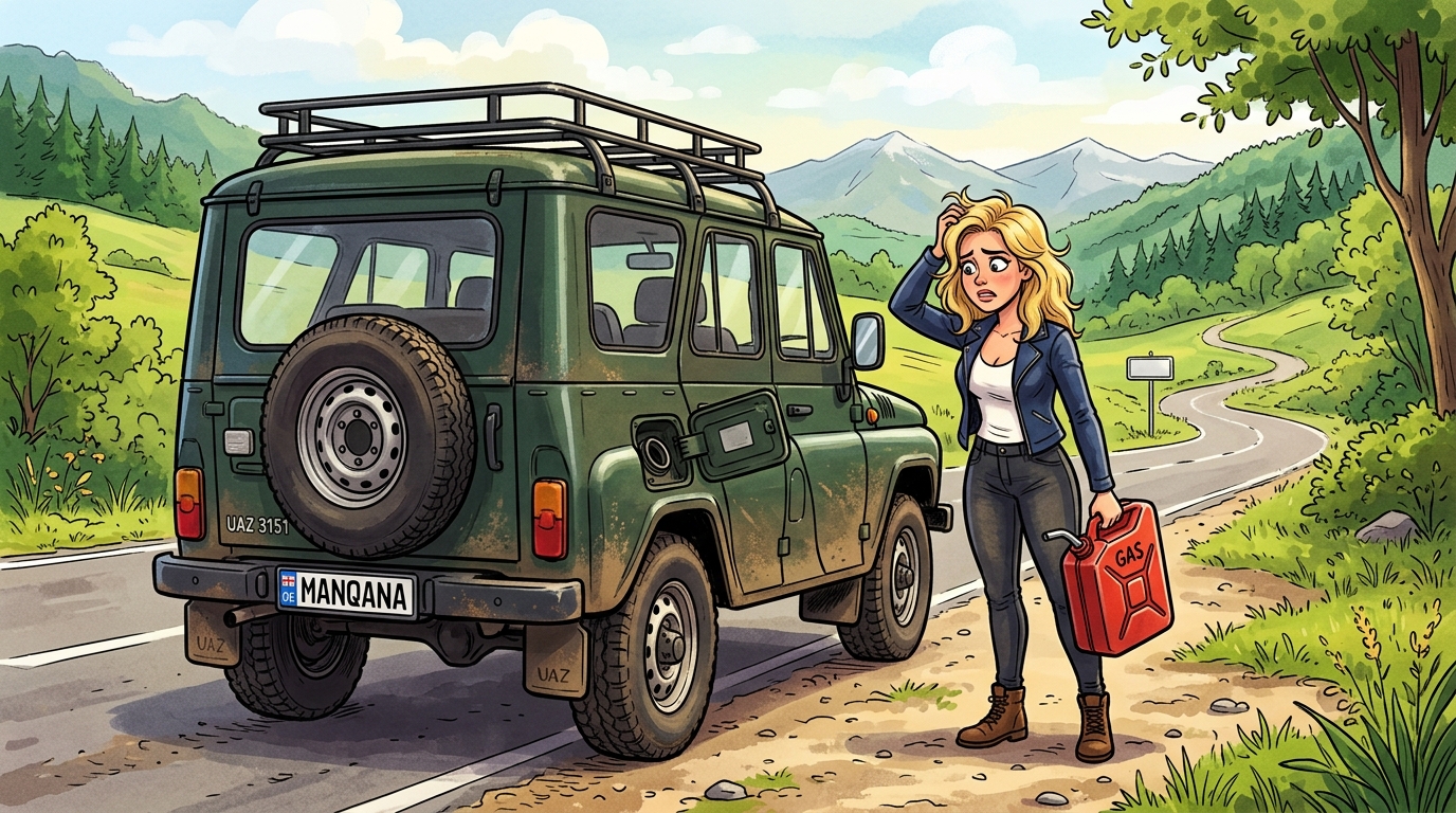 UAZ 3151. Как слить бензин из бака