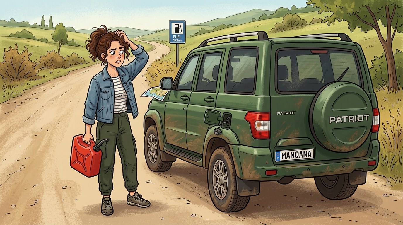 UAZ Patriot Sport. Как слить бензин из бака
