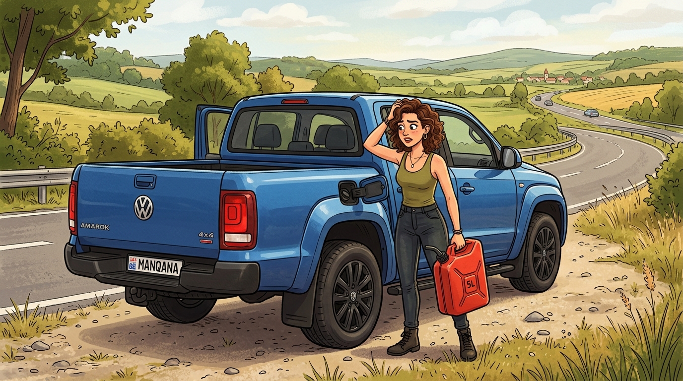 Volkswagen Amarok. Как слить бензин из бака