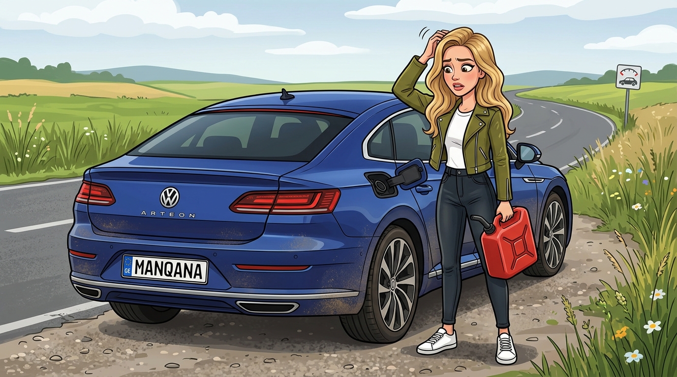 Volkswagen Arteon. Как слить бензин из бака