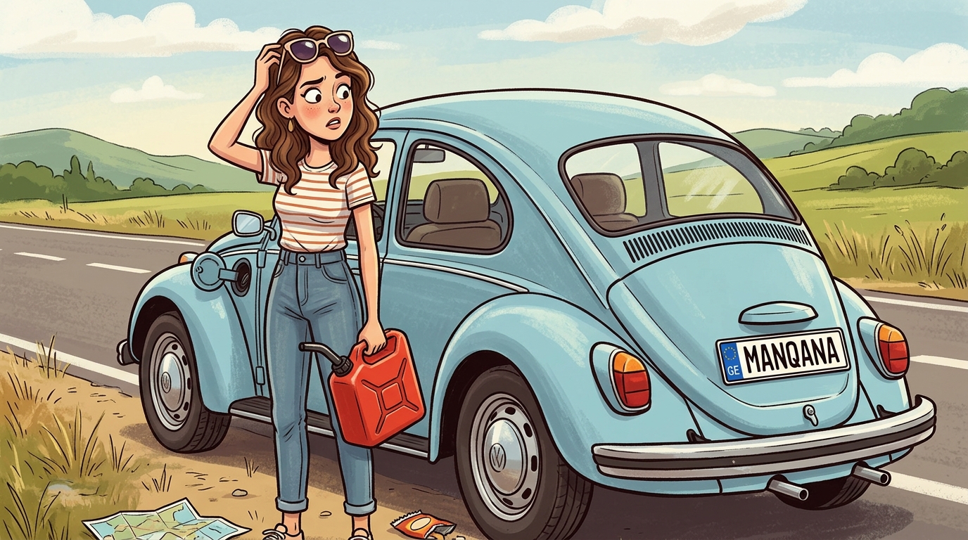 Volkswagen Beetle. Как слить бензин из бака