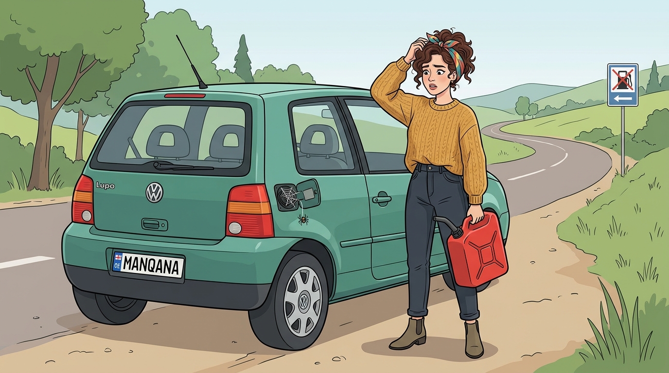 Volkswagen Lupo. Как слить бензин из бака