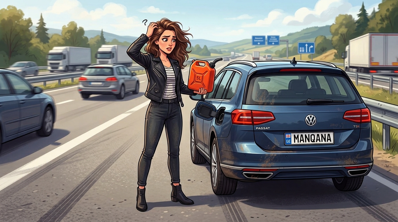 Volkswagen Passat. Как слить бензин из бака