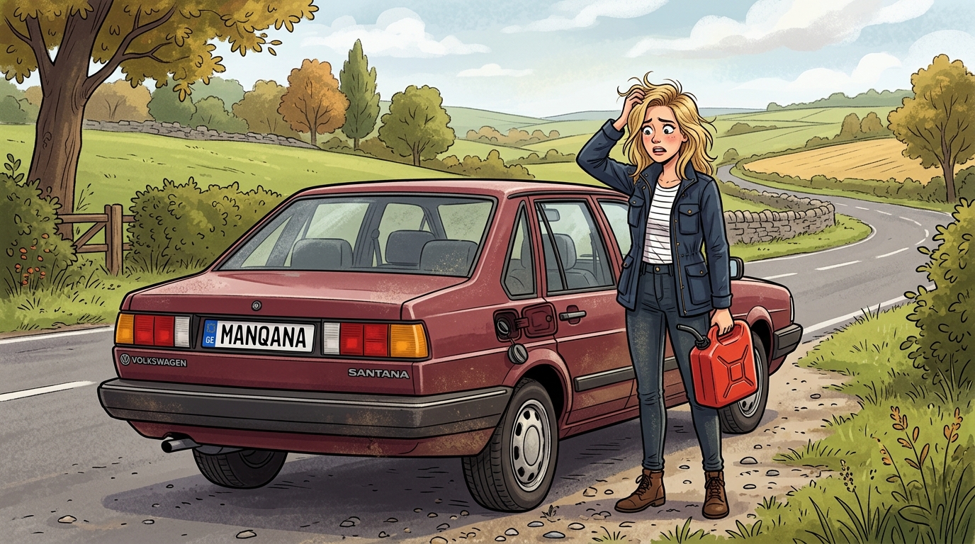 Volkswagen Santana. Как слить бензин из бака