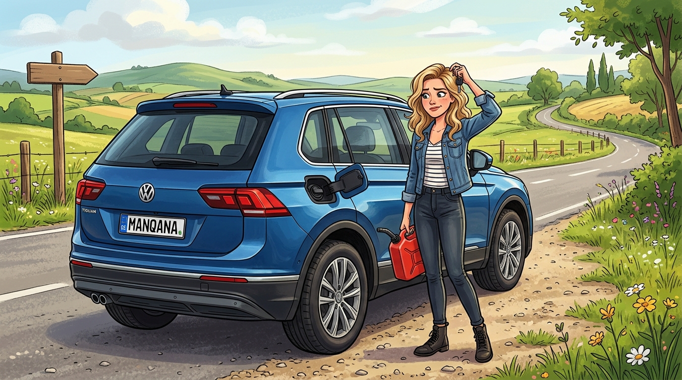 Volkswagen Tiguan. Как слить бензин из бака