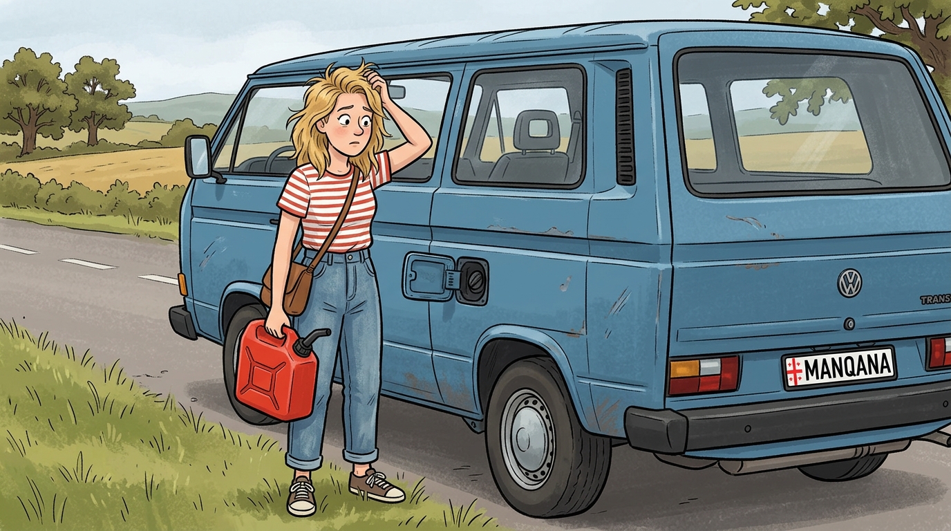 Volkswagen Transporter. Как слить бензин из бака
