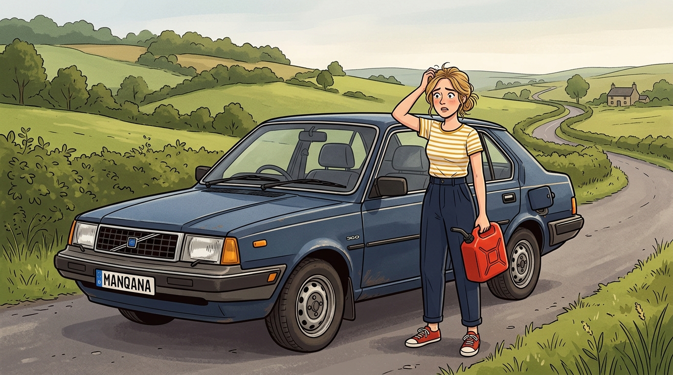 Volvo 360. Как слить бензин из бака