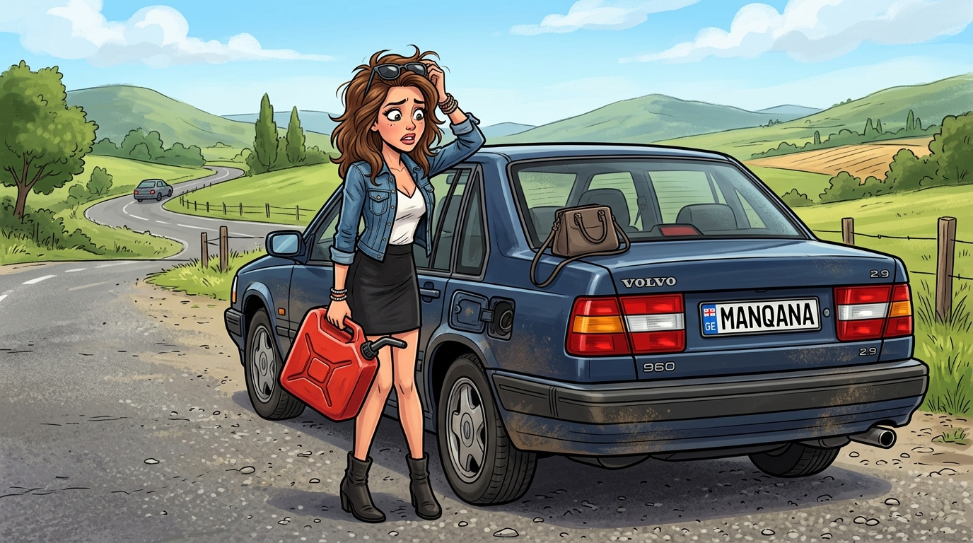 Volvo 960. Как слить бензин из бака