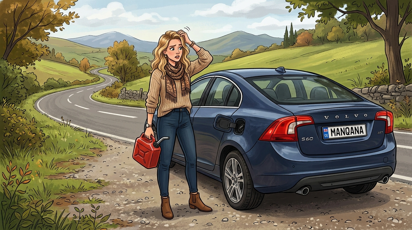 Volvo S60. Как слить бензин из бака