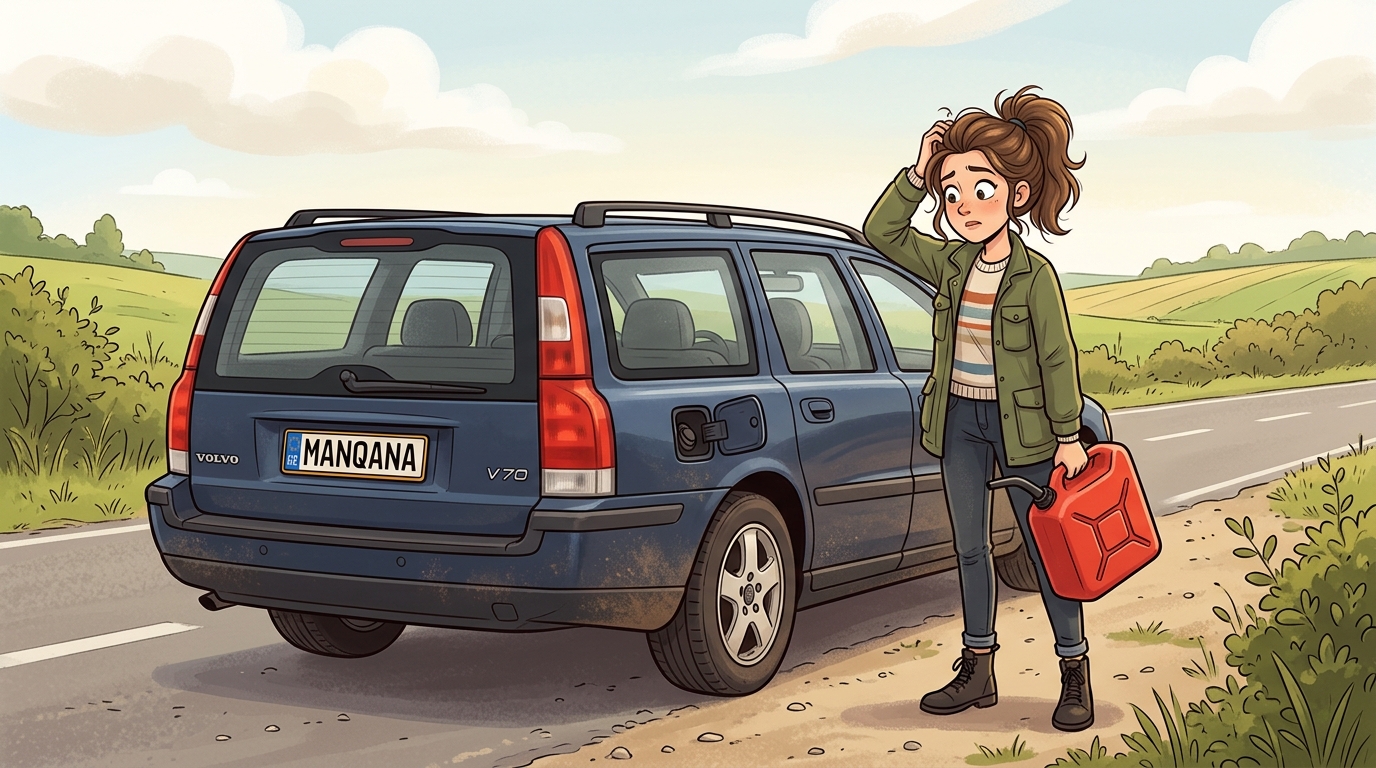Volvo V70. Как слить бензин из бака