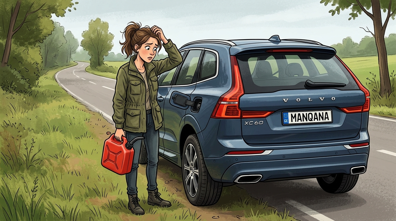 Volvo XC60. Как слить бензин из бака