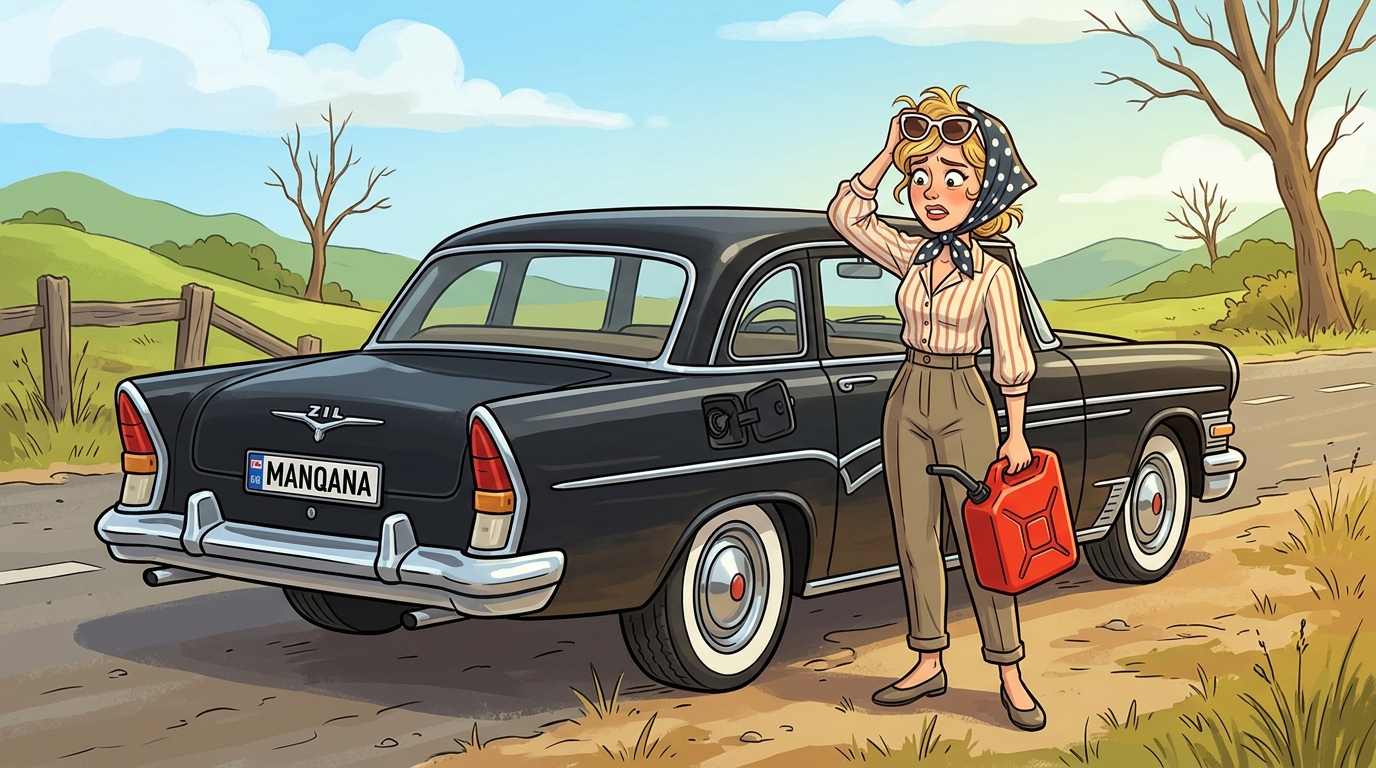 ZIL 111. Как слить бензин из бака